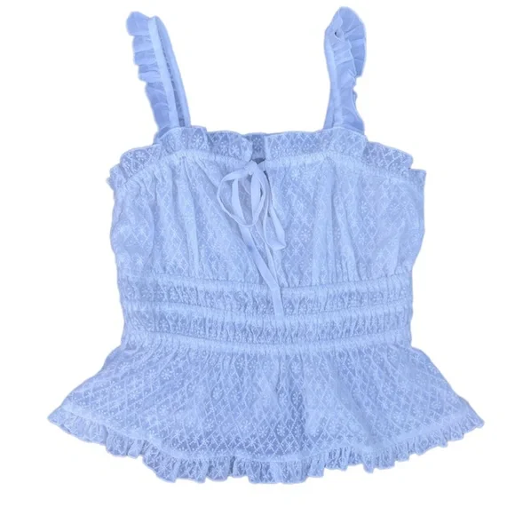 ASOS Waisted Cami In Broderie - Picture 2 of 6